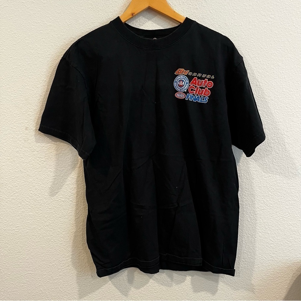 NHRA 2007 Finals Pomona California black graphic t-shirts size large very good